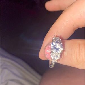 Sterling silver ring.